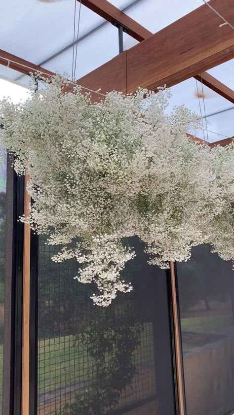 Minimalist Wedding Table Decor, Minimalist Wedding Table, Cloud Video, Gypsophila Wedding, Wedding Minimalist, Minimalist Wedding Decor, Flower Installation, Bridal Table, Wedding Table Decor