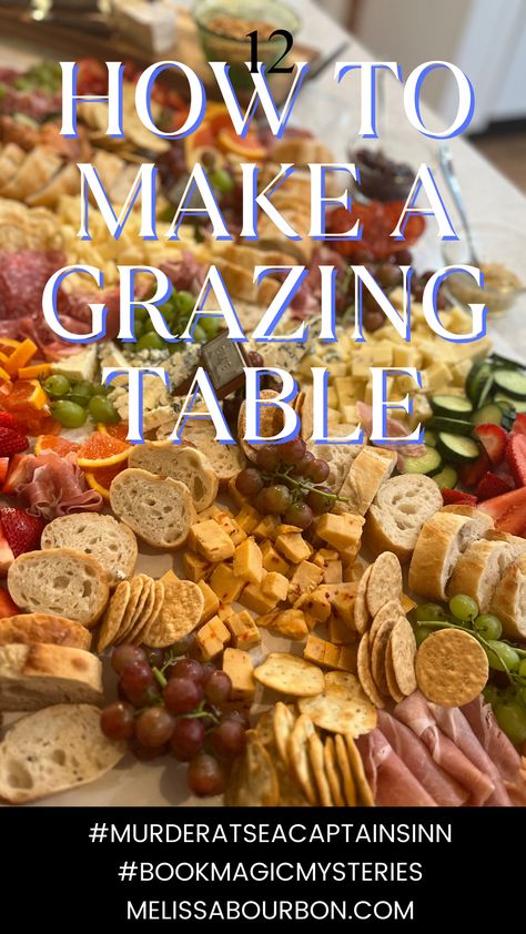 How to Make a Grazing Table with a photo of a beautiful spread of crackers, meats, cheeses, and fruits. Charcuterie Board For A Party, Inexpensive Grazing Table Ideas, Chip And Dip Grazing Table, Charcuterie Board Table Display Party, How To Make A Grazing Board, Tabletop Charcuterie Board, How To Plan A Charcuterie Board, How To Layout A Charcuterie Board, Charcuterie Table For Wedding