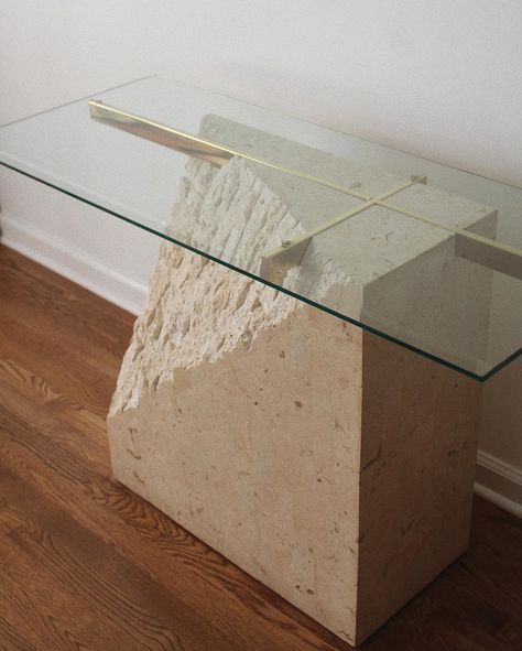 Stone Wood Table, Stone Desk, Ck Eternity, 숲 사진, Horse Oil Painting, Marble Furniture, Glass Rocks, Stone Table, Stone Columns