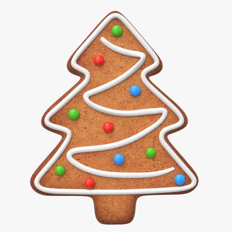 Novogodisnji Keksici, Christmas Tree Cut Out, Ginger Cookies Christmas, Cookie Drawing, Cookie Clipart, Christmas Tree Drawing, Gingerbread Christmas Tree, Christmas Cake Designs, Gingerbread Crafts