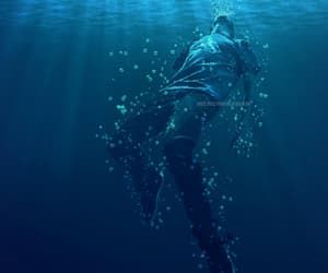 man, blue, and drown image Person Drawing, Art Blue, The Ice, Art Reference Photos, Art Inspo, Art Reference, We Heart It, Lost, Tumblr