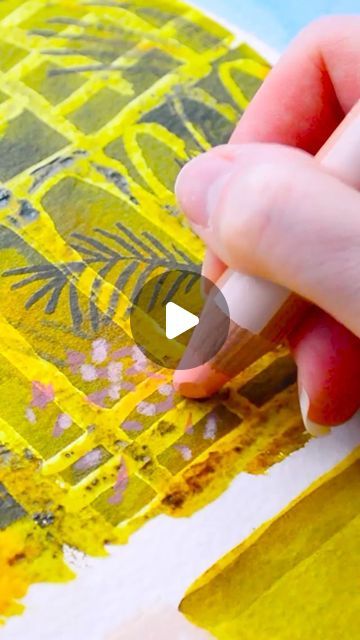 Katie | lllustrator & Artist on Instagram: "A quick process video sharing the palm house I painted last week! Very satisfying peeling off the masking fluid and I really loved building up those details behind the frame. I used a mix of water-based ink and acrylic inks, finished with Stabilo Woodys, Sennelier oil pastels and neocolors! 

#ArtReels #PaintingProcess #TheyDrawAndGarden #NatureArt #MixedMediaArtist #ColourfulArt #100DaysOfSketchbookPlay" Oil Pastel Watercolor, Watercolor Oil Pastel, Realistic Oil Pastel Drawings, Watercolor And Oil Pastel, Oil Pastel And Watercolor, Sennelier Oil Pastels, Palm House, Art Demo, Oil Pastel Paintings