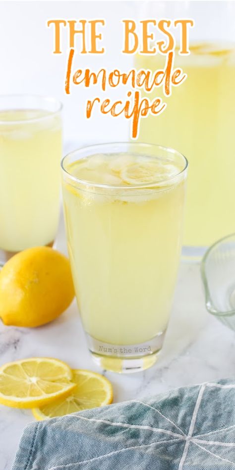 Lemon Aid Recipe, Lemonaid Recipe, Lemonade Recipe Homemade, Best Lemonade Recipe, Fresh Lemonade Recipe, The Best Lemonade, Homemade Lemonade Recipe, Good Lemonade Recipe, Lemon Juice Recipes