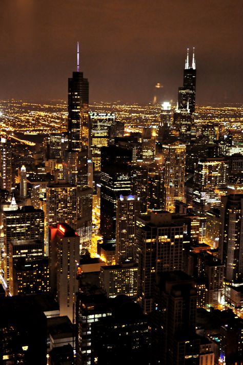 Chicago At Night, Amoled Wallpapers, My Kind Of Town, Chicago Photography, Chicago City, Chicago Skyline, The Windy City, City Wallpaper, City Landscape