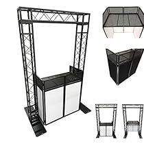 Dj Facade, Lighting Truss, Black Arch, Truss Structure, Dj System, Combo Kit, Dj Lighting, Small Business Branding, Black Panels