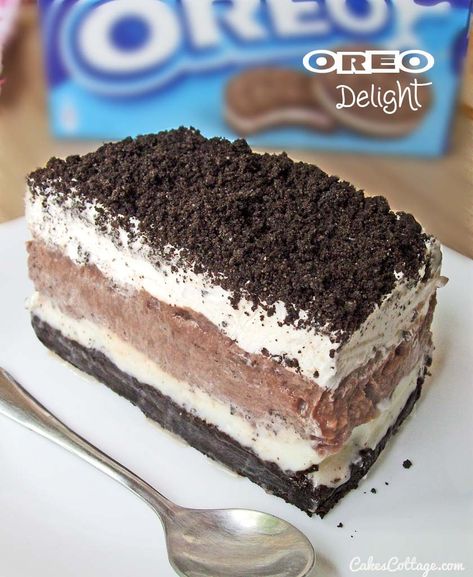 Pudding Recept, Summertime Desserts, Nobake Dessert, Oreo Delight, Oreo Fluff, Oreo Desserts, Dessert Oreo, Oreo Recipes, Oreo Dessert