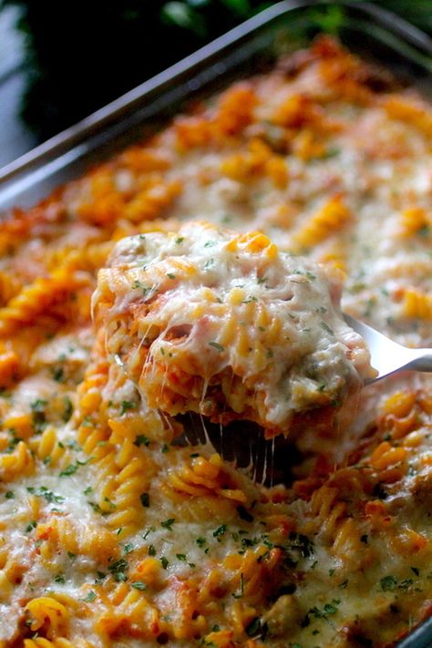 No Boil Pasta Bake, Gluten Free Pasta Bake, No Boil Pasta, Ham Bake, Gluten Free Pasta Dishes, Cheesy Pasta Bake, Baked Coconut, Baked Pasta Dishes, Homemade Meat Sauce