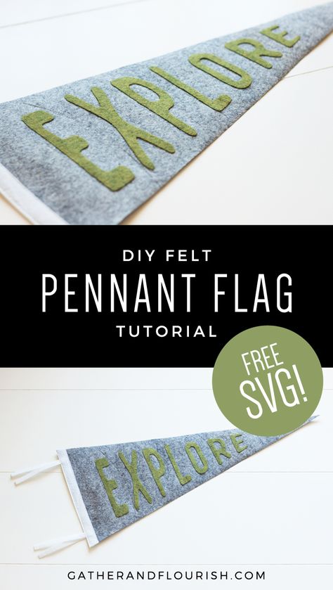 Tela, Diy Camp Pennant, Diy Pennant Flags Cricut, Diy Sports Pennant Flag, Diy Felt Pennant Banner, Making Felt Pennants, Camp Flags Diy, Pennet Flag Diy, Name Pennant Banner Diy