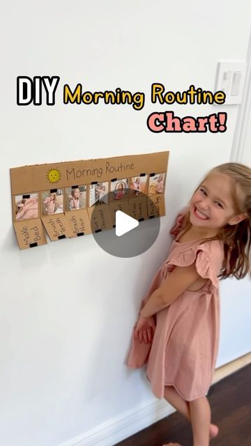 7 Days of Play on Instagram: "Comment CHART and I’ll send you the step by step directions for how to make this too, or if you are short on time, I’ll also send you a pre-made personalized wooden routine/chore chart that’s a great option as well! ☀️ As we head back to school, I know how hectic the mornings can get! But this morning routine chart is a game changer because it’s a visual guide that helps kids know exactly what to do each morning without constant reminders! 😅  Save this post so you don’t forget about it—just tap the bookmark/save button in the bottom right! 🙌  And if you don’t want to miss my next post, make sure you add my account @7daysofplay as one of your favorites — all you have to do is click the 3 dots on the top right corner of this post and select ⭐️ Add to Favorite! Kids Morning Routine, Relief Society Crafts, Morning Routine Chart, Massage Bebe, Morning Routine Kids, Kids Routine Chart, Morning Routine School, My Routine, Routine Chart