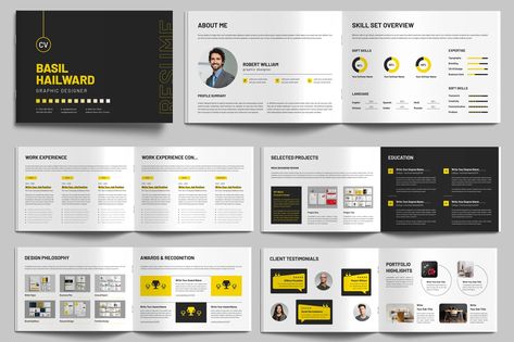 Resume Booklet Design Layout, Print Templates ft. resume & cv - Envato Booklet Design Layout, Organization Logo, Design De Configuration, Layout Print, Resume Work, Edit Template, Booklet Design, Brochure Design Template, Cover Page