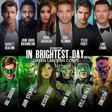 Dc Fancast, John Stewart Green Lantern, Dc Crossover, Green Lantern Movie, Uchiha Sharingan, Comic Superheroes, Marvel And Dc Crossover, Green Lanterns, Green Lantern Hal Jordan