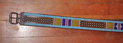 Crow Indian Beadwork, Indian Beadwork, Belt Western, Native American Clothing, Art Articles, Beaded Belt, Leather Belts Men, American Clothing, Bead Leather