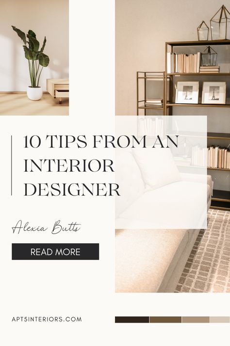 Dress Like An Interior Designer, Interior Designers To Follow, Balanced Interior Design, Design Tips Interior, Interior Designer Tips, How To Become Interior Designer, Interior Design How To, How To Interior Design Your Home, Interior Design 101