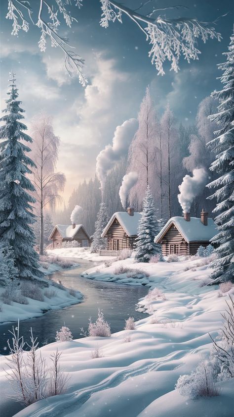 Cartoon Winter Background, Winter Wonderland Landscape, Winter Forest Landscape, Cute Winter Images, Wallpaper Snow Winter, Beautiful Snow Scenes, Snow Scenes Winter Landscape, Winter Snow Scenes, Winter Scenes Wonderland