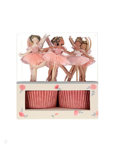 Ballerina Tutu Cute Birthday, Plain Cupcakes, Ballerina Cupcakes, Ballet Birthday Party, Ballerina Princess, Ballerina Birthday Party, Princess Ballerina, Ballet Birthday, Ballet Party