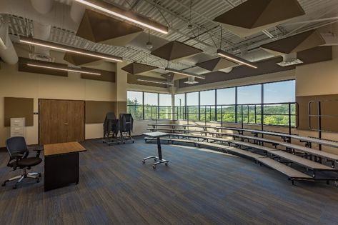 School furniture music room Modern Music Classroom, High School Choir Classroom, School Music Room Aesthetic, Choir Room Aesthetic, Band Room School, High School Theatre Classroom, Music Classroom Aesthetic, Modern School Aesthetic, High School Choir Room