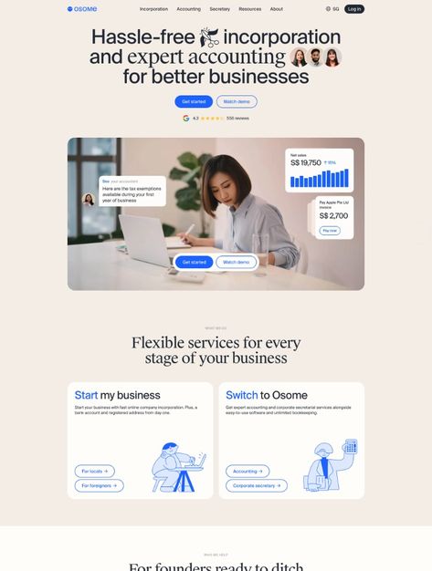 The Best 2065 Business Landing Page Design Examples - Lapa Ninja Corporate Website Design, Graphic Design Cv, Minimalist Web Design, Landing Page Design Inspiration, Best Landing Page Design, Landing Page Inspiration, Best Landing Pages, Ux Design Inspiration, Elegant Branding