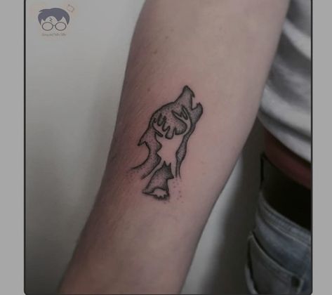 Harry Potter Tattoos Marauders, Marauder Tattoo Ideas, Remus Lupin Tattoo Ideas, Tattoos Marauders, Mauraders Tattoos, Regulus Tattoo, Remus Lupin Tattoo, Wolfstar Tattoo, Marauders Tattoo Ideas