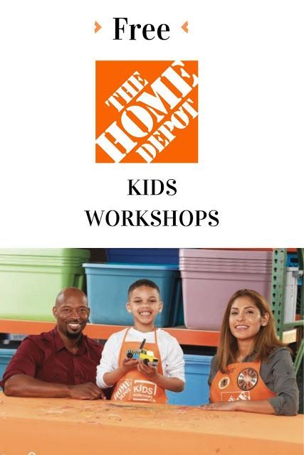 Home Depot Kids Workshops - Free Activities for Kids Home Depot Kids Workshop, Kids Workshop, Free Activities For Kids, Family Wellness, Family Finance, Making Crafts, Free Activities, Live Simply, Activities To Do