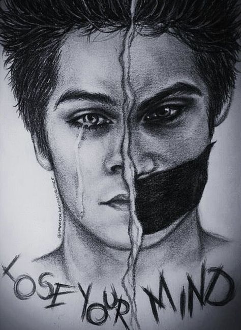 Void Stiles Drawings, Dylan Obrien Drawing, Stiles Stilinski Drawing, Teenwolf Drawing, Teen Wolf Drawing, Void Drawing, Teen Wolf Poster, Teen Wolf Werewolf, Teen Wolf Fan Art