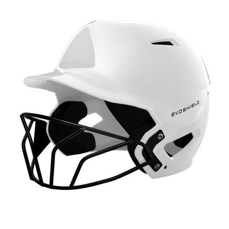 Step up your game with the EvoShield XVT Luxe Fitted Softball Batting Helmet With Mask. Designed with dual-density padding and a low-profile shell, this helmet offers superior protection and a sleek, modern look. The strategically engineered venting system increases airflow and breathability, keeping you cool and comfortable during even the most intense games. This SEI-certified product meets NOCSAE standards, so you can feel confident in your safety while at bat. The helmet is only available in Softball Helmet, Softball Batting, Softball Gear, Softball Uniforms, Baseball Helmet, Batting Helmet, Softball Bats, Louisville Slugger, Baseball Equipment