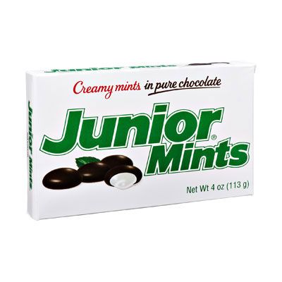 1949 Candy, Mints Candy, Junior Mints, Delivery Groceries, Mint Chocolate, A Box, Theater, Convenience Store Products, Mint