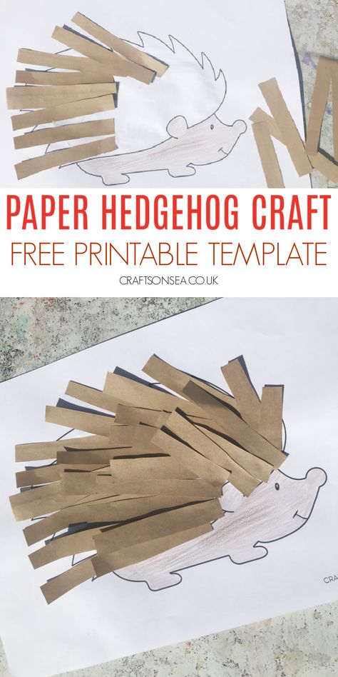 Paper Hedgehog Craft Hedgehog Craft For Kids Preschool, H Is For Hedgehog Craft, Preschool Hedgehog Activities, Hedgehugs Book Activities, Hedgehog Patterns Free, Hedgehog Preschool Craft, Preschool Hedgehog Craft, Hedgehog Kids Craft, Hedgehog Template Free Printable