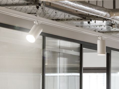 Track Lighting Office, Contemporary Office Lighting, Modern Track Lighting, Lighting Office, Track Spotlights, Minimalist Office, Contemporary Office, Uk Products, Minimalist Contemporary