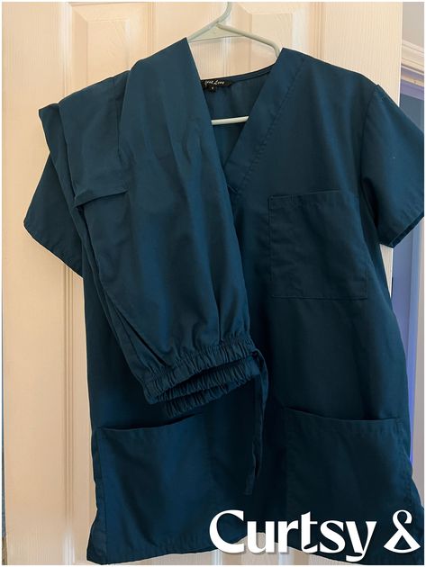 Love Tree Teal Scrubs Teal Scrubs, Love Tree, Cotton Material, Scrubs, Loose Fitting, Shop My Closet, My Closet, Shop My, Closet