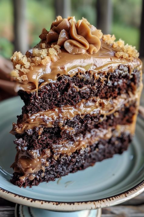 Classic German Chocolate Cake Made at Home - An Organized Chaos Nut Free German Chocolate Cake, Bourbon Chocolate Cake, Cherry Cobbler Recipe, German Chocolate Cake Recipe, Cake Oven, Lime Pie Recipe, German Cake, Family Desserts, Chocolate Bourbon