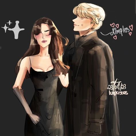 Emmaline Sommers Fanart, Juliette Ferrars And Aaron Warner, Emmaline Sommers, Shatter Me Juliette, Warnette Fanart, Juliette And Warner, Pottah Parodies, Shatter Me Warner, Book Fandoms Unite