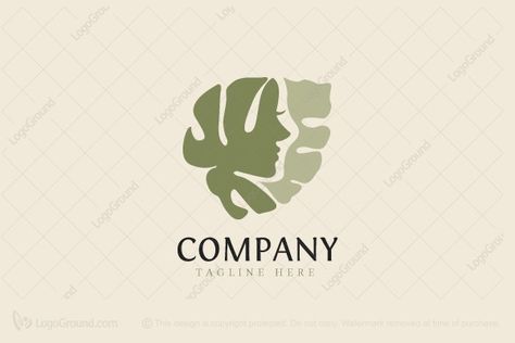 Monstera Logo Design, Plant Logo Design, Tropical Logo Design, Parrot Logo, Hummingbird Drawing, Healthcare Logo, Skincare Logo, Geometric Logo Design, Plant Logos