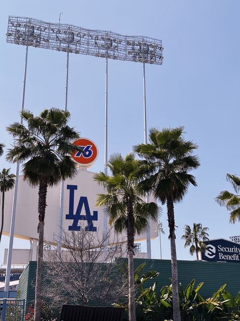 Dodgers Aesthetic, Los Angeles Summer, Dodgers Game, Dodger Game, Bleed Blue, Random Aesthetics, Dodger Blue, Dodger Stadium, Dodgers Baseball