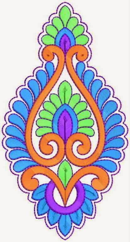 siaan kleur styl appliekwerk ontwerp Kantha Motifs, Seashells Embroidery Designs, Seashell Embroidery, Strawberry Embroidery, Cyan Color, French Clothing, Free Kids Coloring Pages, Rangoli Patterns, Simple Embroidery Designs