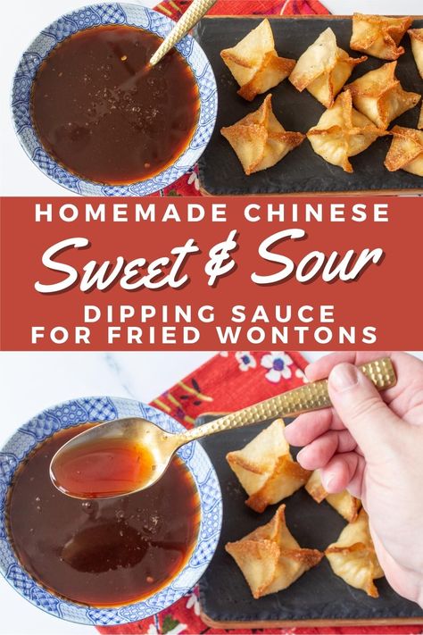 Sweet And Sour Sauce For Crab Rangoon, Won Ton Sauce Recipe, Crab Rangoon Sauce Recipe, Crab Ragoons Dipping Sauce, Fried Wonton Dipping Sauce, Wontons Sauce, Sauce For Wontons Dipping, Won Ton Dipping Sauce Recipe, Crab Rangoon Dipping Sauce Recipe