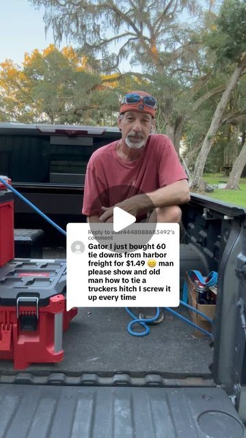 Gator on Instagram: "Tie a slip knot truckers hitch #jmg8tor" Trucker Hitch Knot, Truckers Hitch Knot, Truckers Knot, Fishing Line Knots, Fly Fishing Knots, Survival Knots, Knots Guide, Rv Road Trip, Fishing Knots