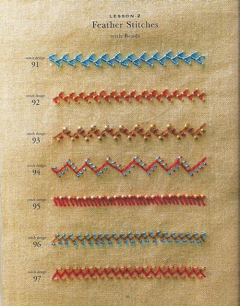 Mollie Makes, Bead Embroidery Tutorial, Embroidery Stitch, Embroidery Book, Bead Embroidery Patterns, Seni Origami, Embroidery Stitches Tutorial, Pola Sulam, Sewing Embroidery Designs