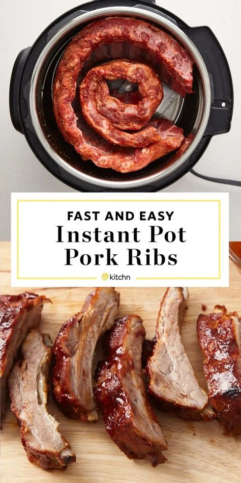 Ribs In The Instant Pot, Instant Pot Ribs Recipe, Instant Pot Ribs, How To Cook Ribs, Pot Recipes Easy, Instant Pot Pork, Back Ribs, Best Instant Pot Recipe, Instant Pot Recipes Chicken