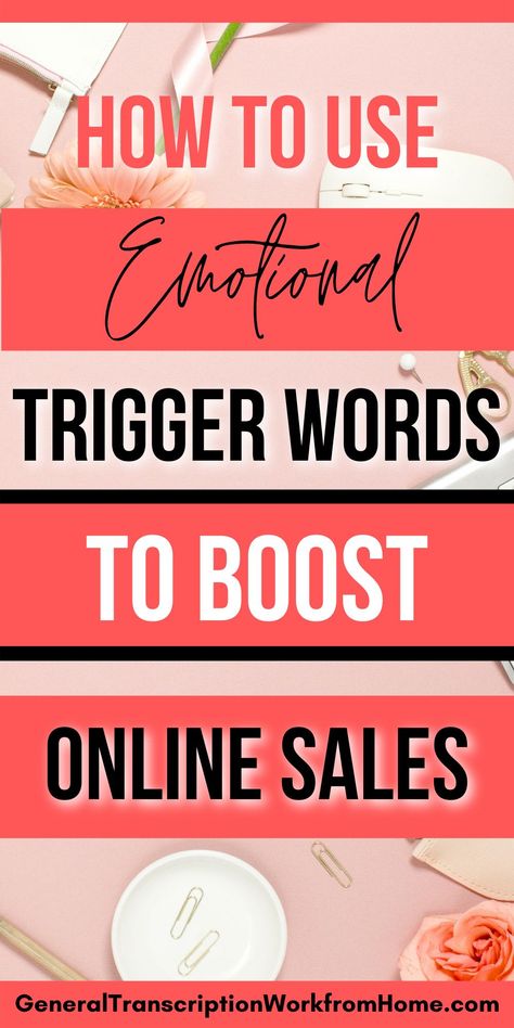 Emotional Marketing, Trigger Words, Sales Skills, Marketing Words, Email Marketing Strategy, Increase Sales, Marketing Strategy Social Media, Marketing Strategies, Instagram Tips