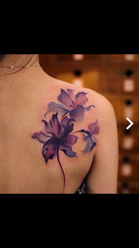 Flower tattoo no outline Tattoo Placements, Tattoo Girls, Flower Watercolor Tattoo, Wildflowers Tattoo, Backpiece Tattoo, Watercolor Tattoo Flower, Beautiful Flower Tattoos, Disney Tattoo, Up Tattoos