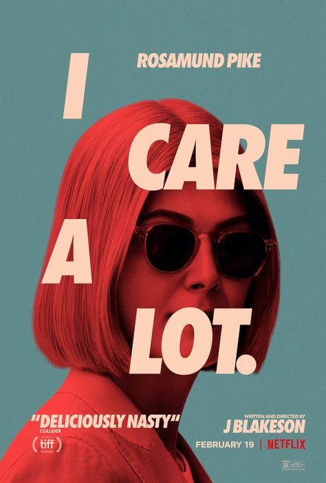 The best film posters of the year 2021 I Care A Lot, Quiz Disney, Dianne Wiest, Reservoir Dogs, Eiza Gonzalez, Film Poster Design, Rosamund Pike, Movie Posters Design, Dark Comedy