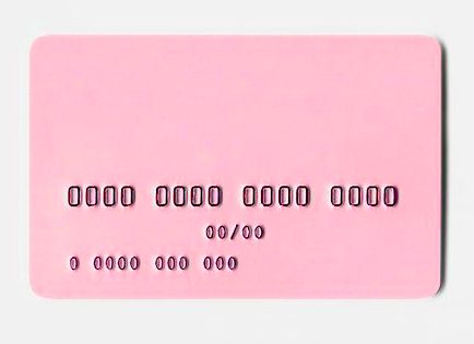 Swiping Credit Card Aesthetic, Pink Corporate Aesthetic, Pink Credit Card Aesthetic, Aesthetic Credit Card Design, Pink Debit Card, Barbie Credit Card, Mean Girls Aesthetic, 21st Birthday Sign, Glen Coco