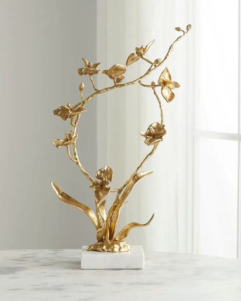 HET0C John-Richard Collection Orchids In Bloom II Sculpture Interesting Decor, Center Table Living Room, John Richard Collection, Schematic Design, Flower Sculptures, John Richard, Home Decor Accents, June 2022, Flower Branch