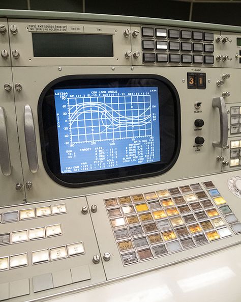 Apollo Mission Control Center Space Control Panel, Mission Control Panel, Nasa Mission Control, Control Panel Design, Houston Space Center, Mission Space, Apollo Space Program, Johnson Space Center, Lunar Landing