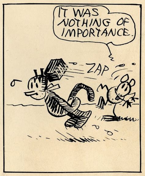 Elegant Drawings, George Herriman, Comics Quote, The Jersey Devil, Krazy Kat, Newspaper Comic Strip, Panel Discussion, Pop Art Comic, Favorite Cartoon Character