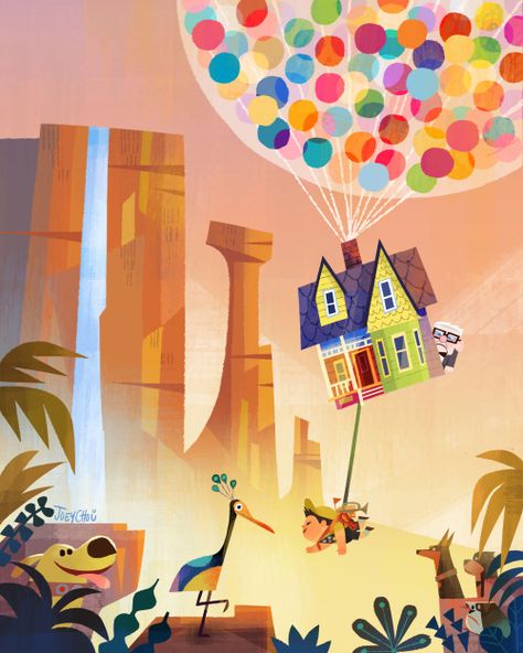 شركة المرعبين المحدودة, Joey Chou, Lindo Disney, Deco Disney, Disney Poster, Up Pixar, Graffiti Letters, 동화 삽화, Kawaii Disney