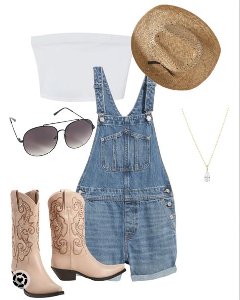 Country Outfits Rodeo, Georgia Rodeo Outfits, Overalls Outfit Country Concert, Overall Country Concert Outfit, Country Concert Overalls Outfit, Rodeo Outfits 2023, Country Casual Outfits Women, We Fest Outfits, Outfits For Rodeo