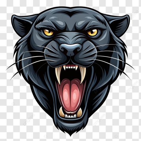 Panther Drawing Sketch, Angry Panther, Wild Panther, Panther Mascot, Baby Panther, Panther Face, Panther Head, Angry Animals, Fierce Animals