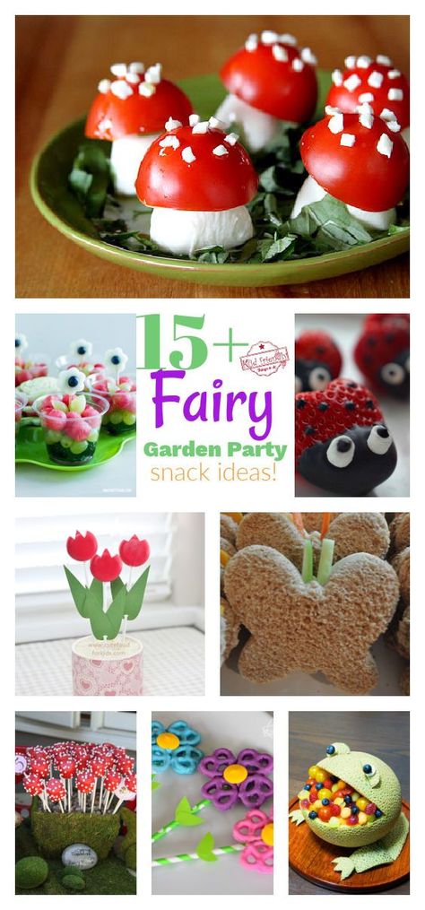 Snacks For Fairy Party, Healthy Fairy Party Food, Enchanted Forest Party Snacks, Fairy Snack Ideas, Fairy Food Ideas Snacks, Fairy Finger Foods, Fairy Lunch Ideas, Enchanted Fairy Garden Party Food, Fairy Themed Appetizers