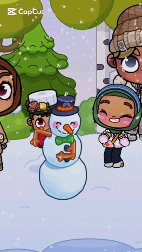 #avatarworld #follow #aesthetic #snowman Aesthetic Snowman, Avatar World, Build A Snowman, How To Build, Avatar